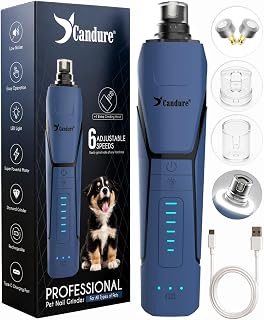 Heusom Silent Groom Pro Pet Nail Grinder | Whisper Quiet Claw Trimmer for Dogs, Cats and Other Animals | Safe & Stress Free Nail Grooming, Ideal for Sensitive Dogs of All Breeds & Sizes