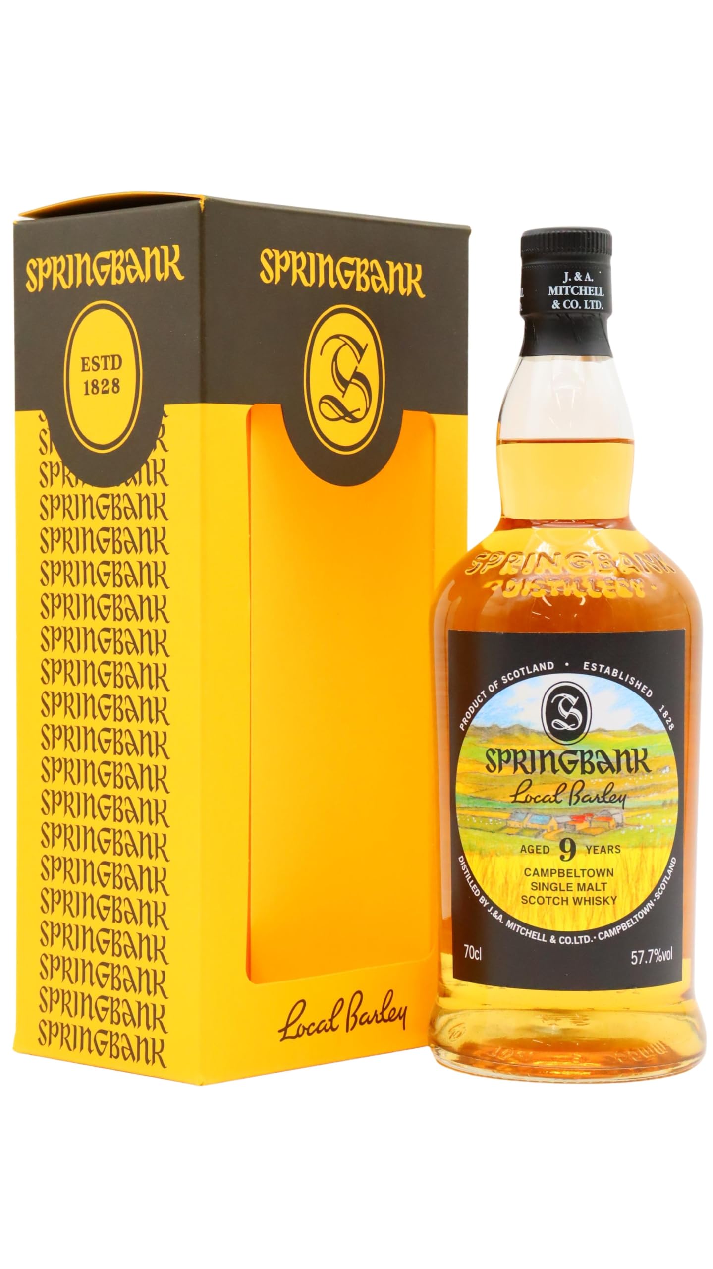 SpringbankLocal Barley 2018 Edition Campbeltown Single Malt Scotch - 2009 9 year old Whisky 70cl 57.7% ABV