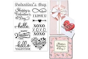 GLOBLELAND Valentine's Day Stamps | Love Theme Clear Stamps