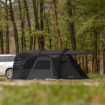 IDOOGEN AMADEUS 車中泊テント 自立型 ブラック 楽天市場】本社直営【公式最安値挑戦中】車 テントカーサイド