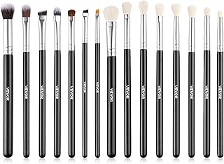 VEVOR Juego de brochas de maquillaje de 15 pi...