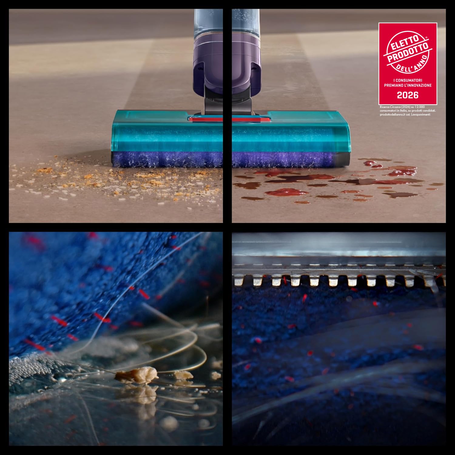 Dyson Clean+Wash Hygiene | Lavapavimenti elettrico senza filtri | Pulizia igienica dei pavimenti duri