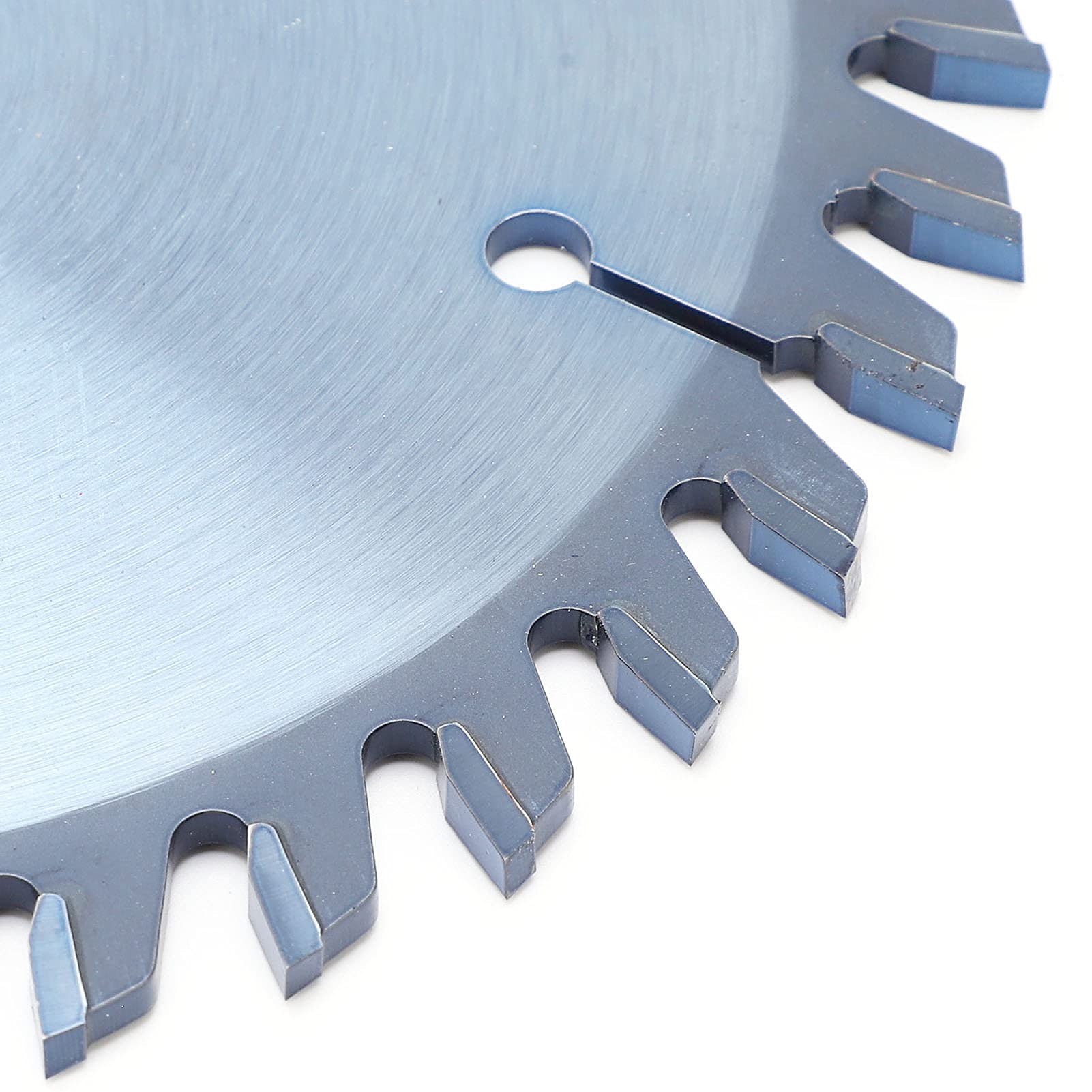 Brzeszczot z twardego stopu do obróbki drewna – 36 zębów, średnica 160 mm, trzpień 25,4 mm – niebieska powłoka zapobiegająca rdzy – tarcza tnąca do płyt z litego drewna