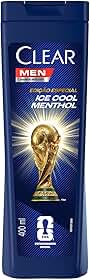 Clear Shampoo Men Anticaspa Ice Cool Menthol 400Ml