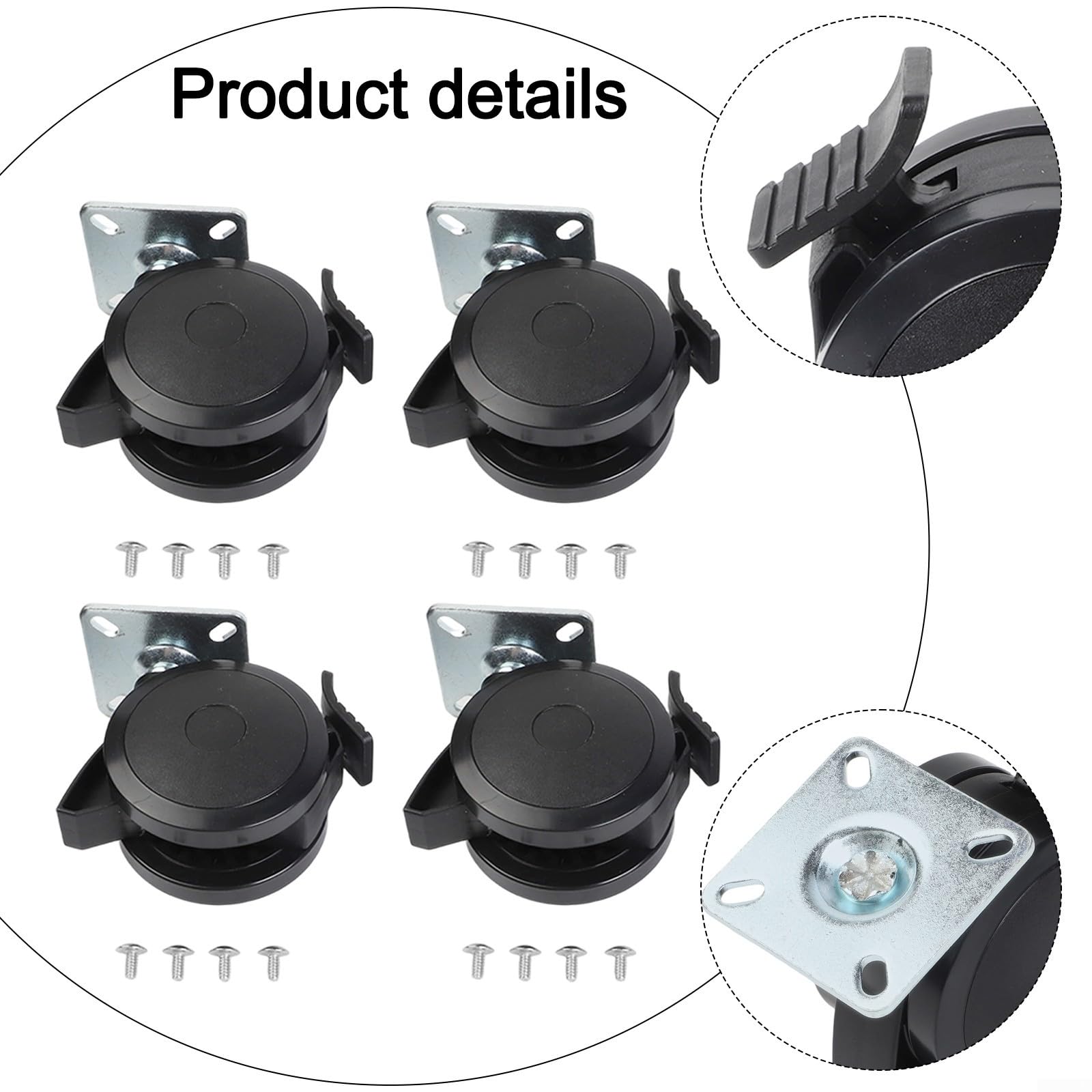4 Ruote per Barbecue per weber per spirit 200/300 Bloccabili