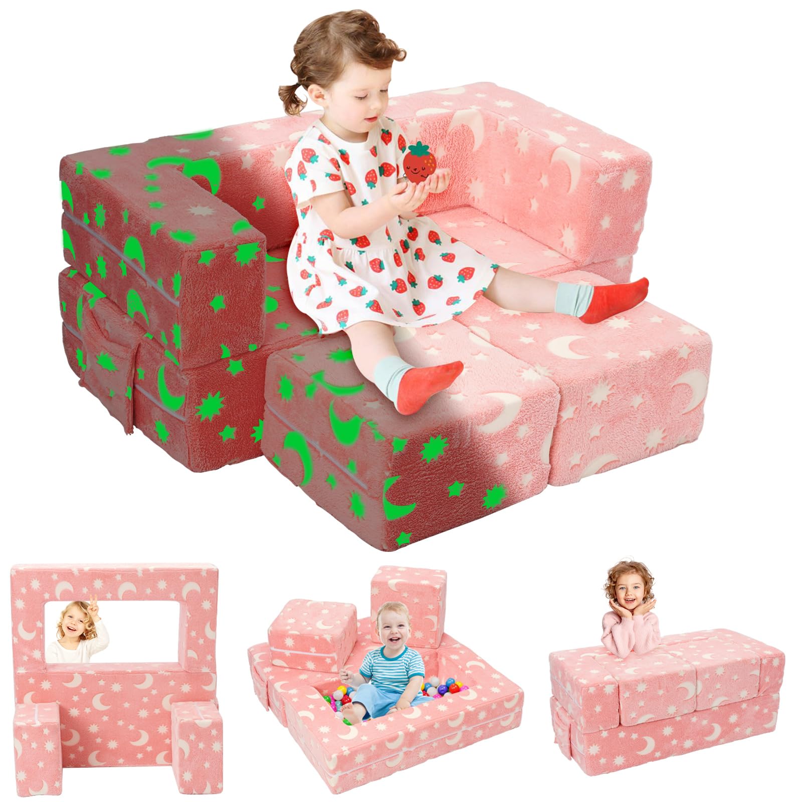 Canapé convertible pour tout-petits idéal pour les siestes au salon