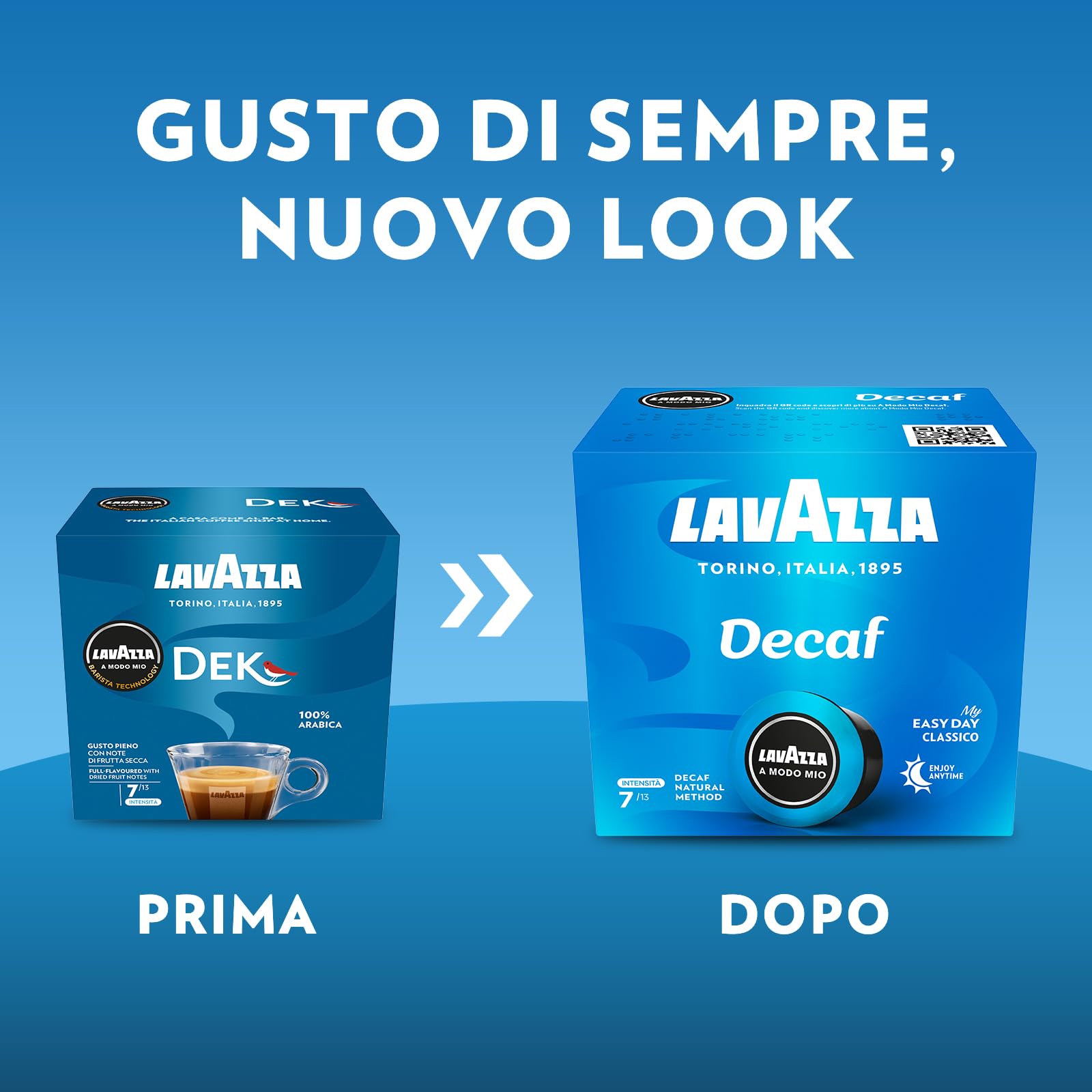 Lavazza, A Modo Mio Crema e Gusto Classico, 360 Capsule Caffè, Arabica e Robusta, Intensità 12/13, Tostatura Media, 10 Confezioni da 36 Capsule