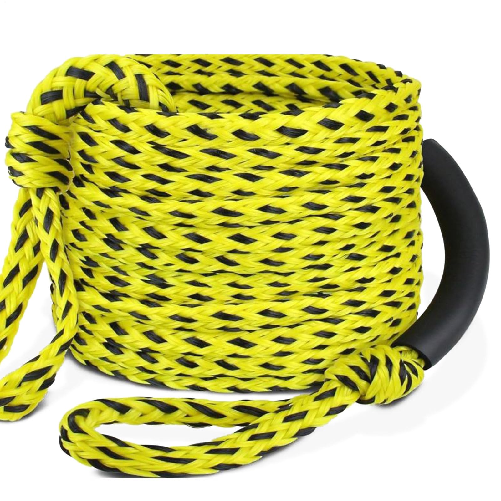 Rope for Tug of War | High Strength Floating Drag Rope for Inflatables – Equipment for Training in Water Snow Beach Swimming Pool Canoe Wakeboard Snorkeling Int Water