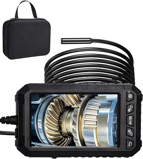 Ennovor Camera Endoscopique Double Objectif, Écran IPS 5 Pouces Et 8+1