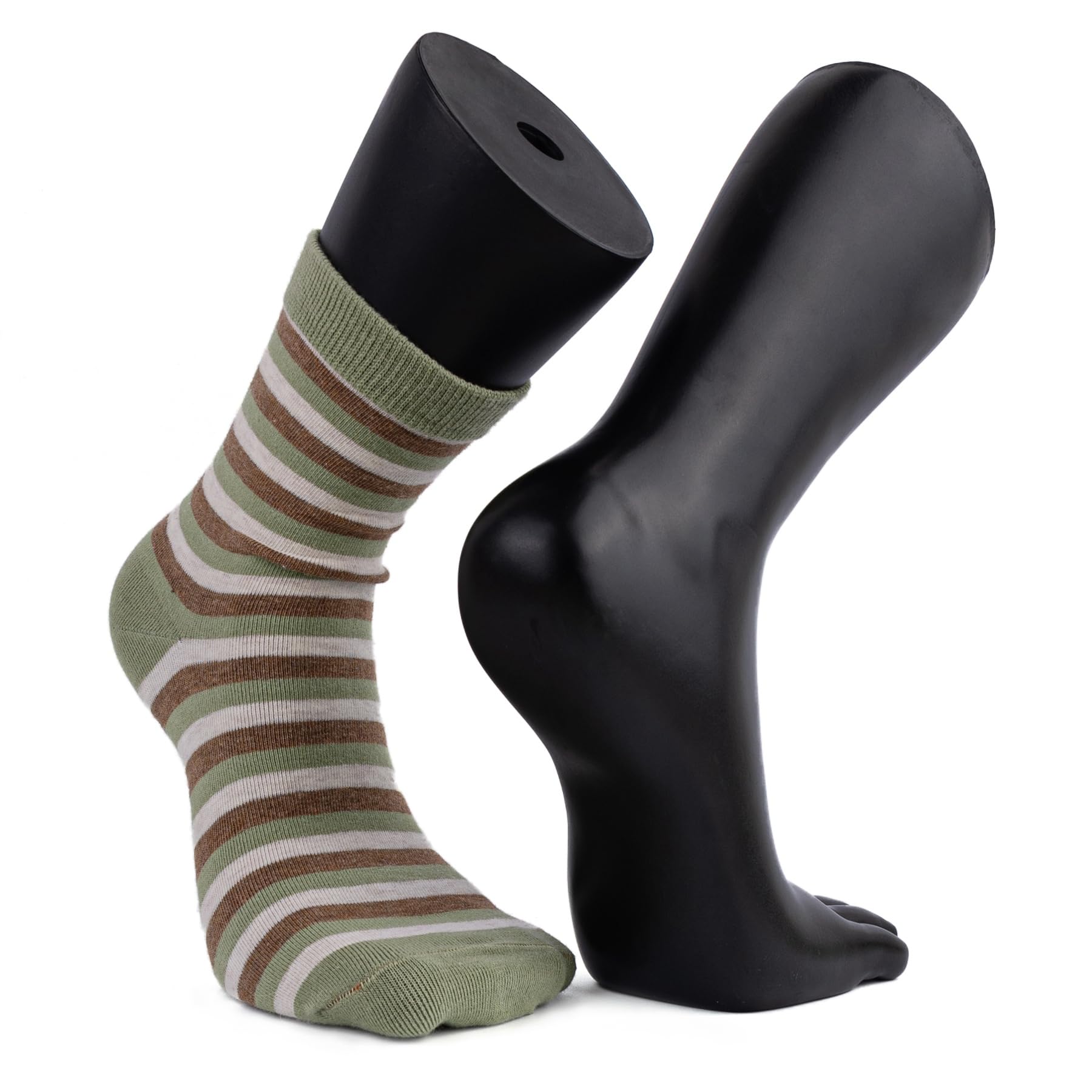 AUEAR, 2 Pack Foot Ankle Chains Display Model Jewelry Stand Support for Socks Left Right Black
