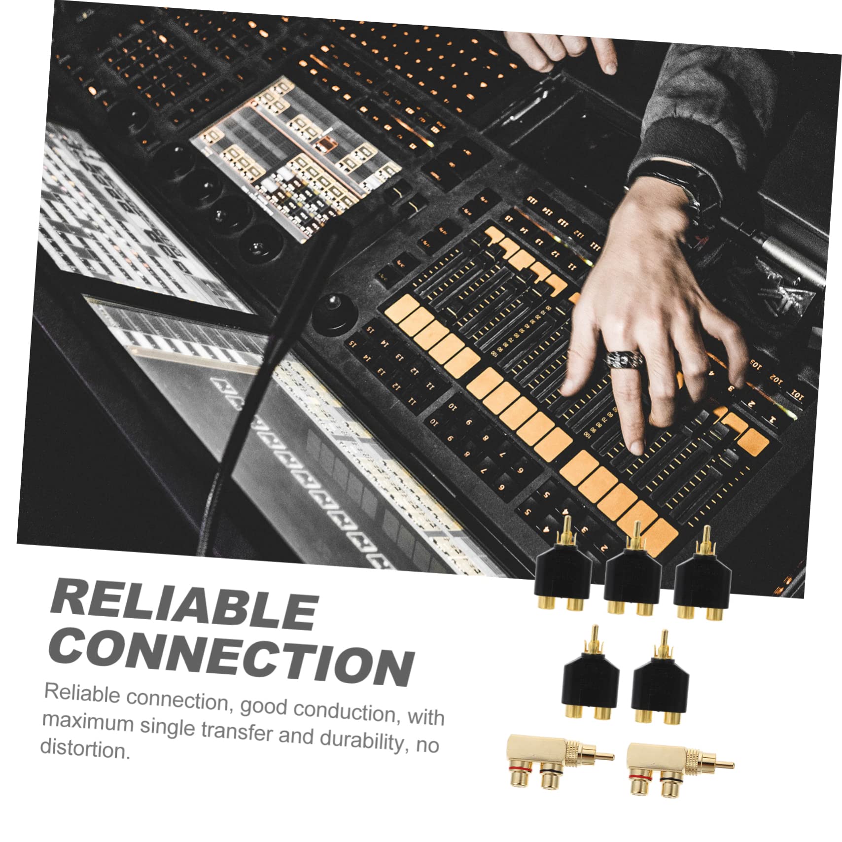 Gadpiparty 21stücke Adapter Teiliges Set Splitter Weibliche Buchsen Für Audio Und Videosignal Kompatibel Mit Tv Verstärker Mixer Vcd DVD Hochwertiges Optimierte Signalübertragung