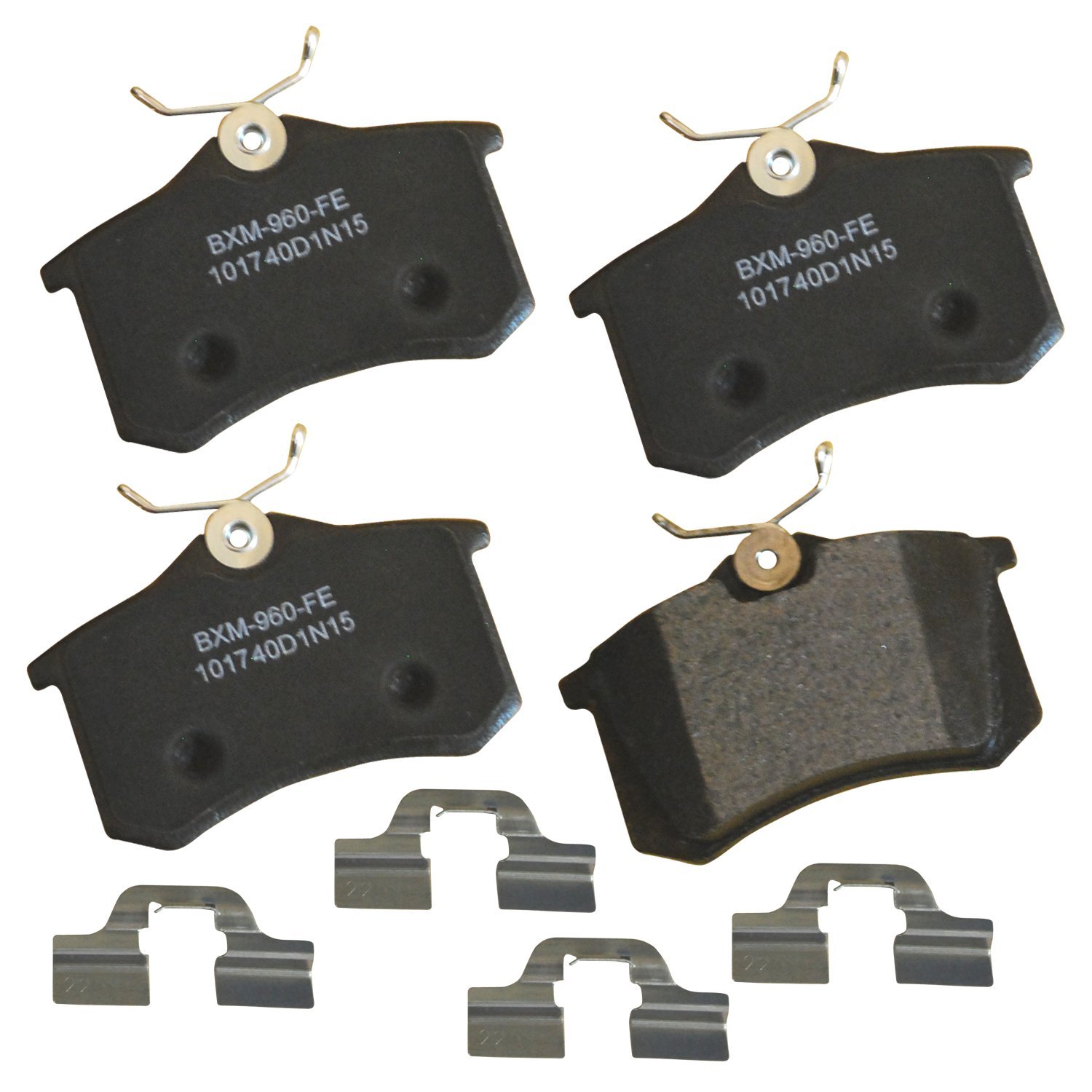 Bendix Premium SBM1017 Rear Brake Pads for Audi A1,A3,Quattro,A4,A6,A8 Allroad S3,S4,S6,S8,TT,Peugeot 207,208,GT,307,405,Clio,Euro Fluence,Megane,Scenic,II,Seat Arona,Cordoba,Exeo,Ibiza,Leon,Nuevo