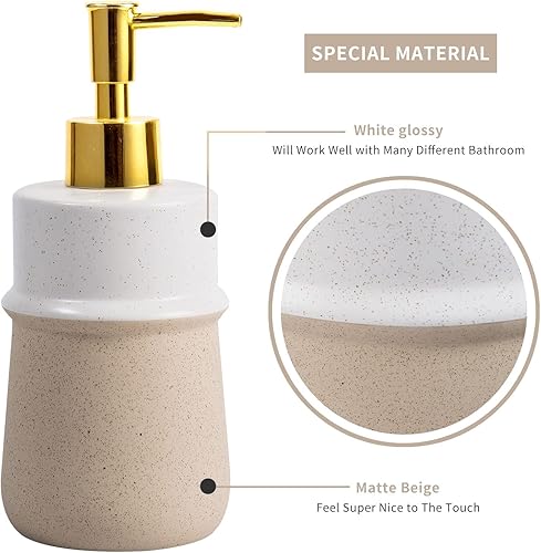 Miniatura 3 de Juego de accesorios de baño de 4 piezas y cubo de basura pequeño, decoración rústica de baño de granja, decoración de sala de estar y accesorios,