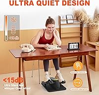 Vista 4 de HOTSWEAT Under Desk Elliptical Machine, Ellipse Leg Exerciser as Seen on TV for Seniors with Remote Control, Portable Electric Seated Pedal