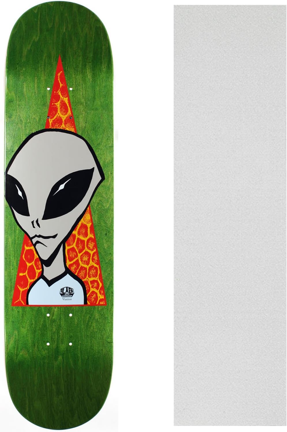 Skateboard Deck Visitor 8.25" (Asst Clrs) with Griptape