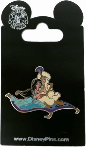 Miniatura 2 de Disney Aladino y jazmín en alfiler mágico de alfombra, pequeño, Multicolorido