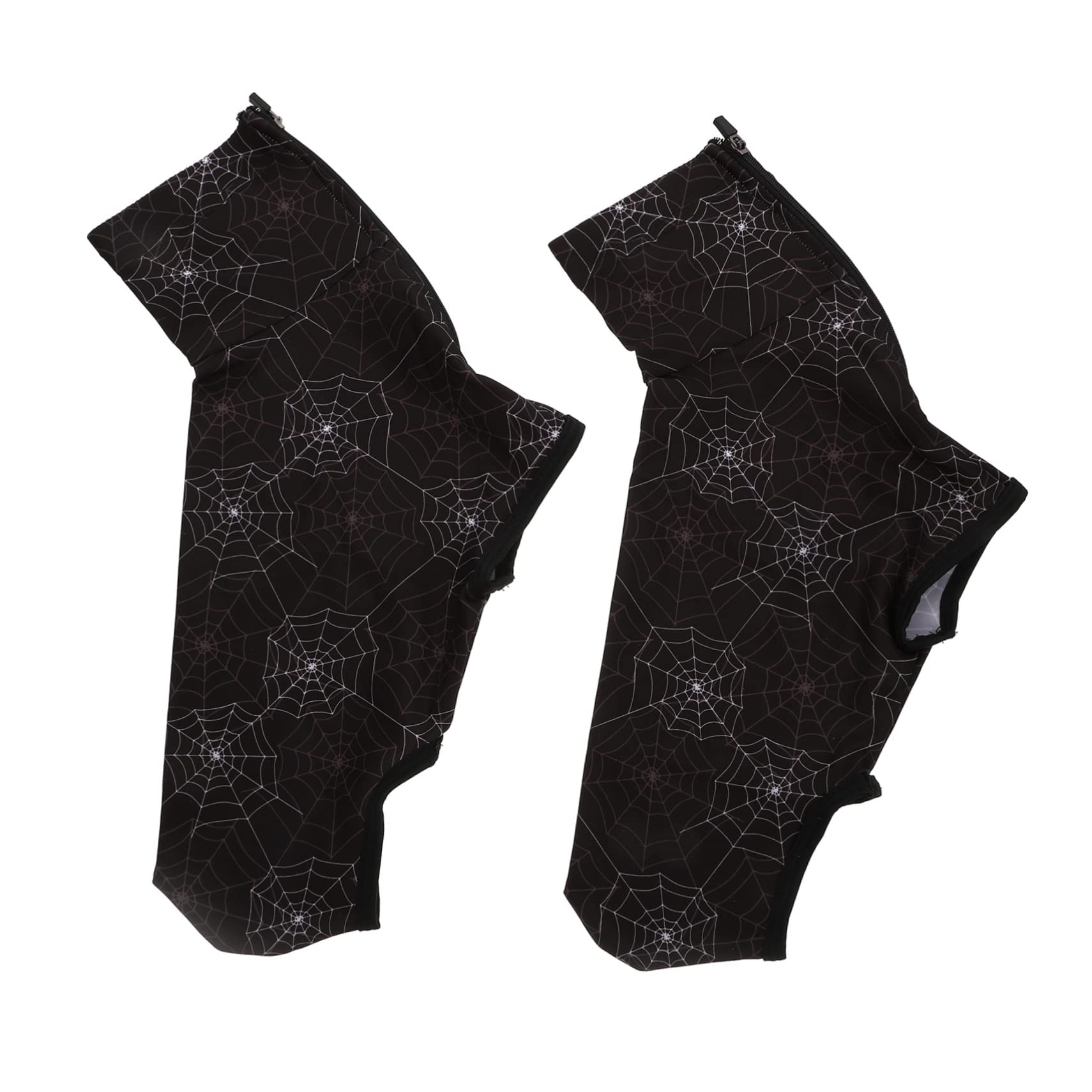 Toyvian 1Pair Windproof Outdoor Shoe Covers for Cycling and Hiking Durable Overshoes for Men and Women Skid Design for Road and Mountain Sports Spiderweb