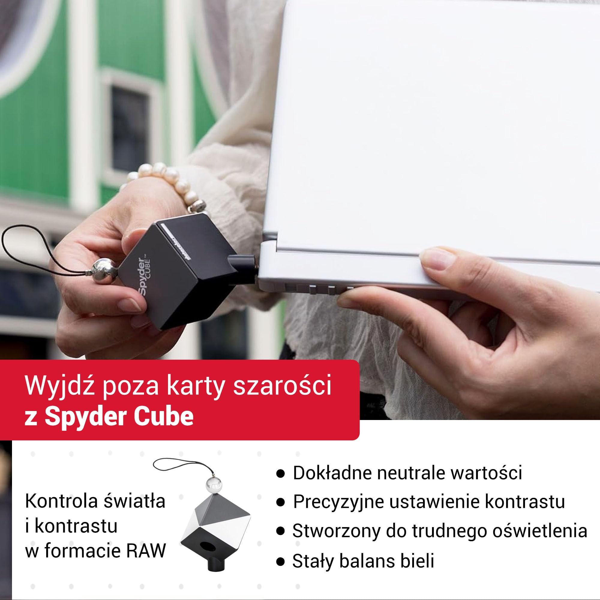 Spyder X2 Photo Studio Kit: Najlepszy zestaw narzędzi do kolorów w fotografii. Zarządzaj kolorami w całym procesie fotograficznym, od wykonania zdjęcia po edycję, w każdym oświetleniu.