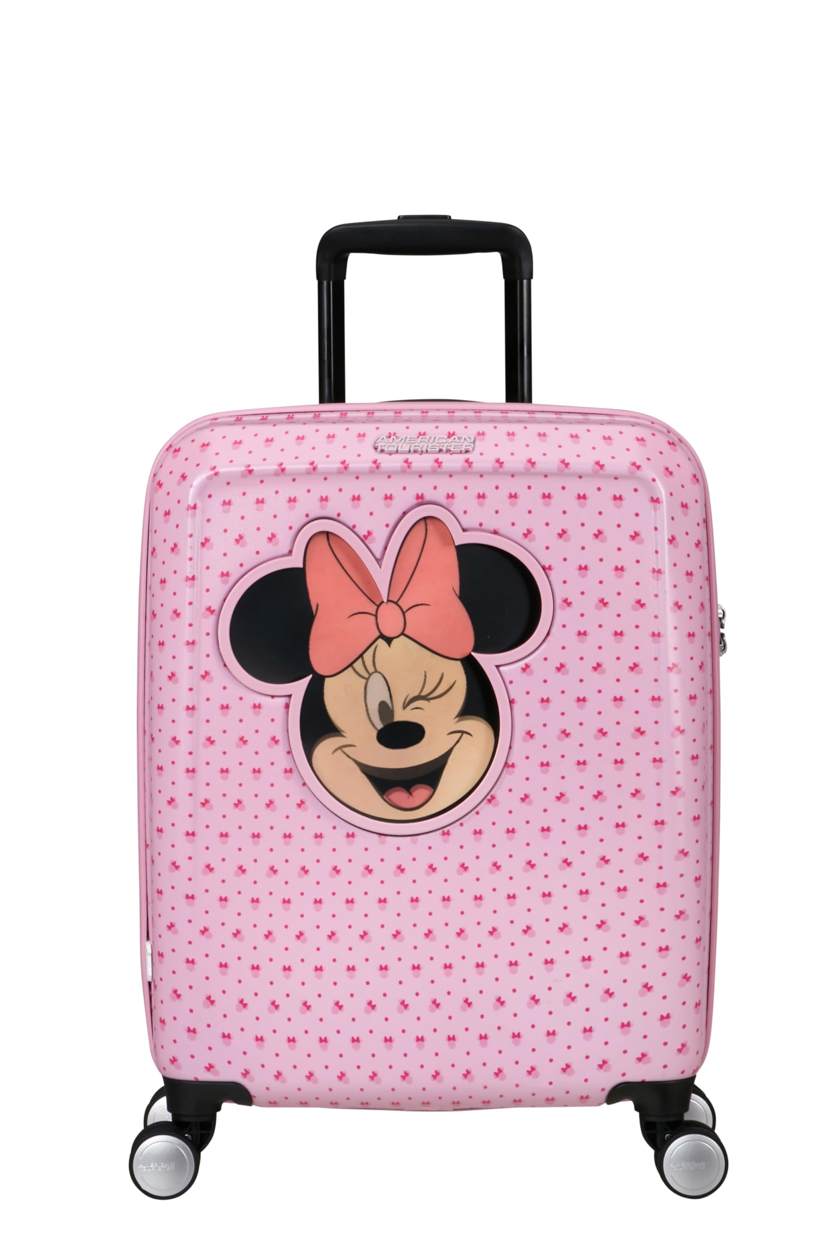 American Tourister Funlight Disney - Spinner S, bagaż podręczny, 55 cm, 36 l, wielokolorowy (Minnie Lenticular Pink), Wielokolorowy (Minnie Lenticular Pink), S, bagaż podręczny disney