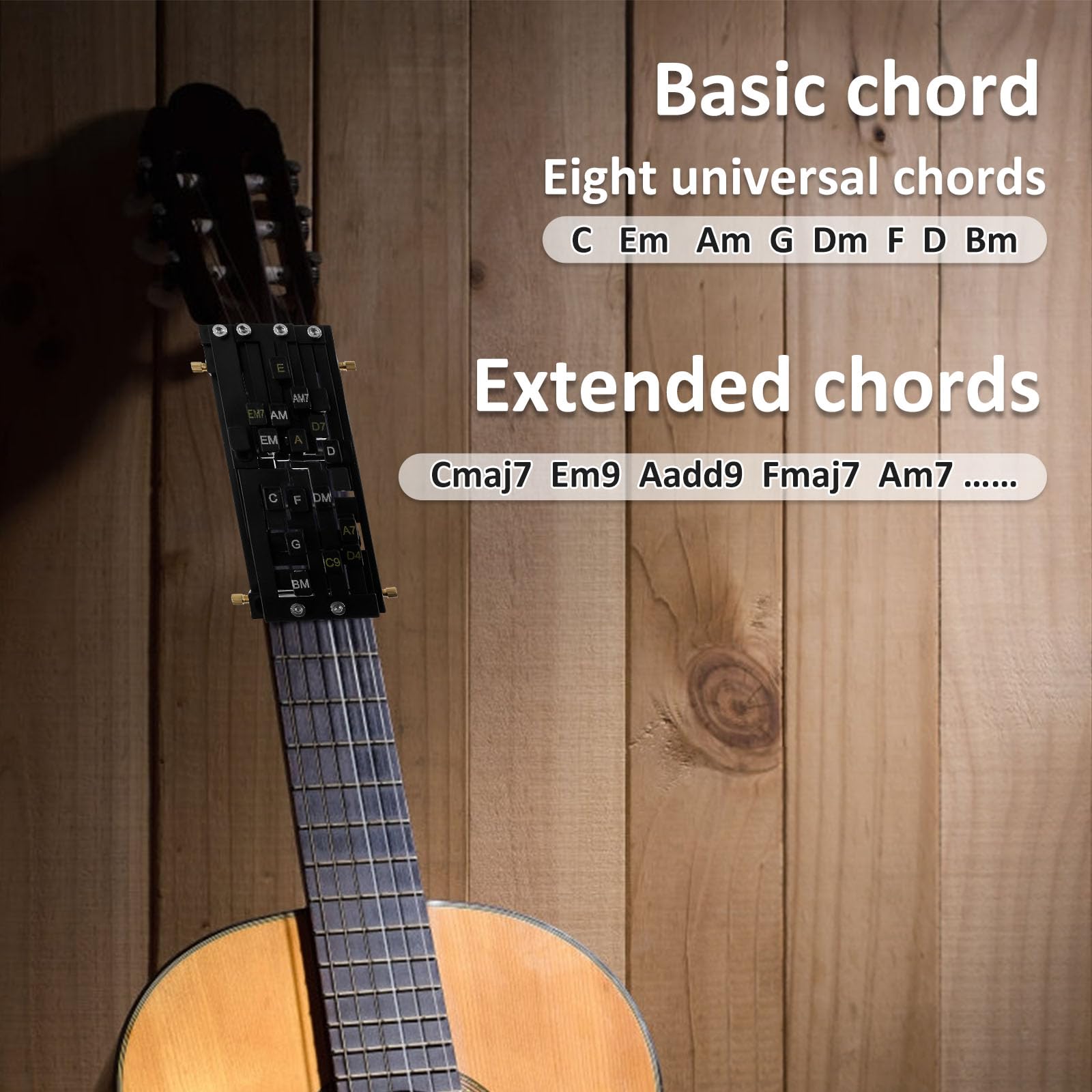 Outil D'Apprentissage D'Accords De Guitare | Practiceur Pour Débutants | Portable, Résistant | Pour Guitares 38-41"