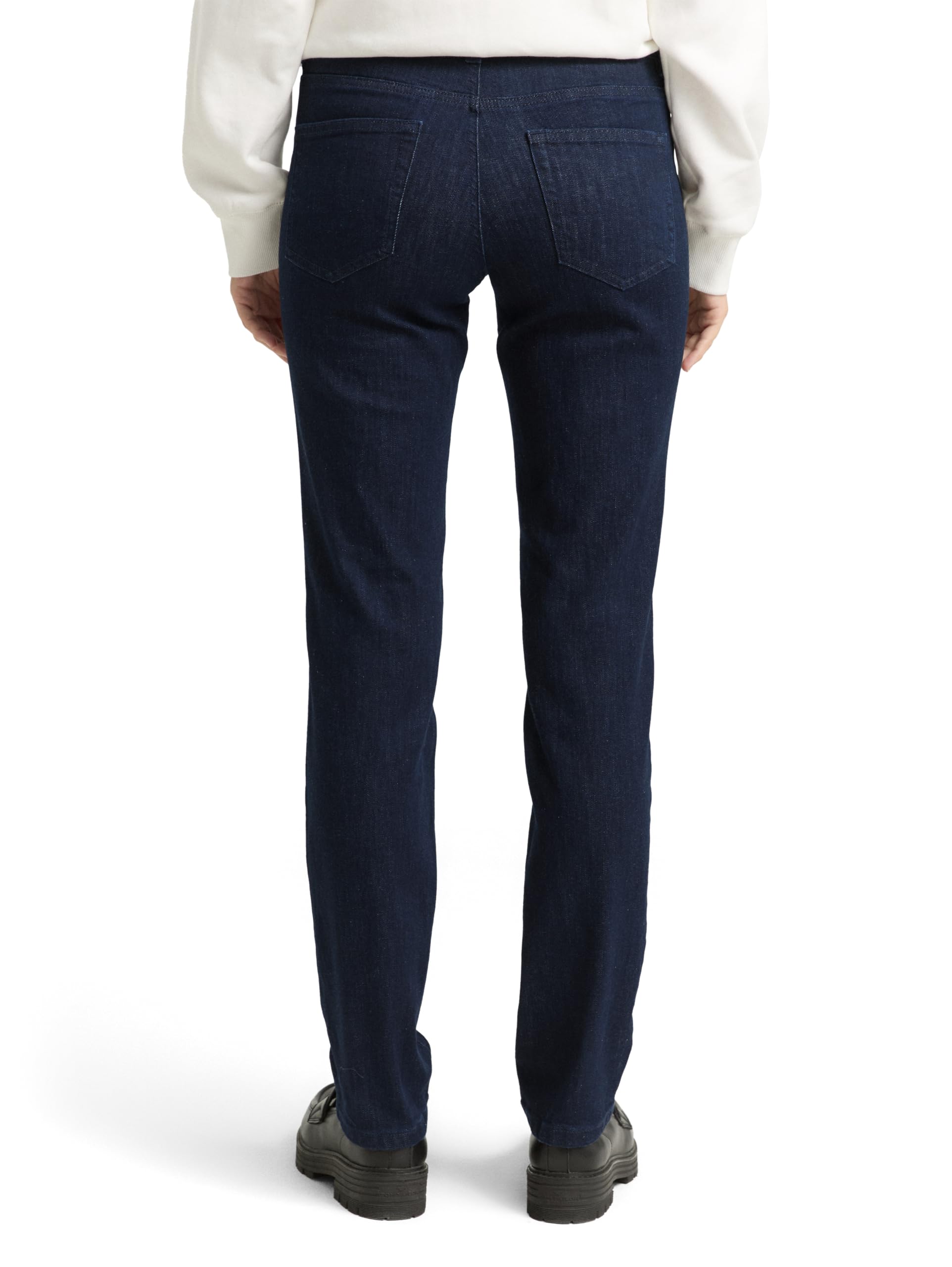 TOM TAILOR 202212 Alexa Straight Jeans Femme ,10115 - Clean Rinsed Blue Denim ,36W / 30L
