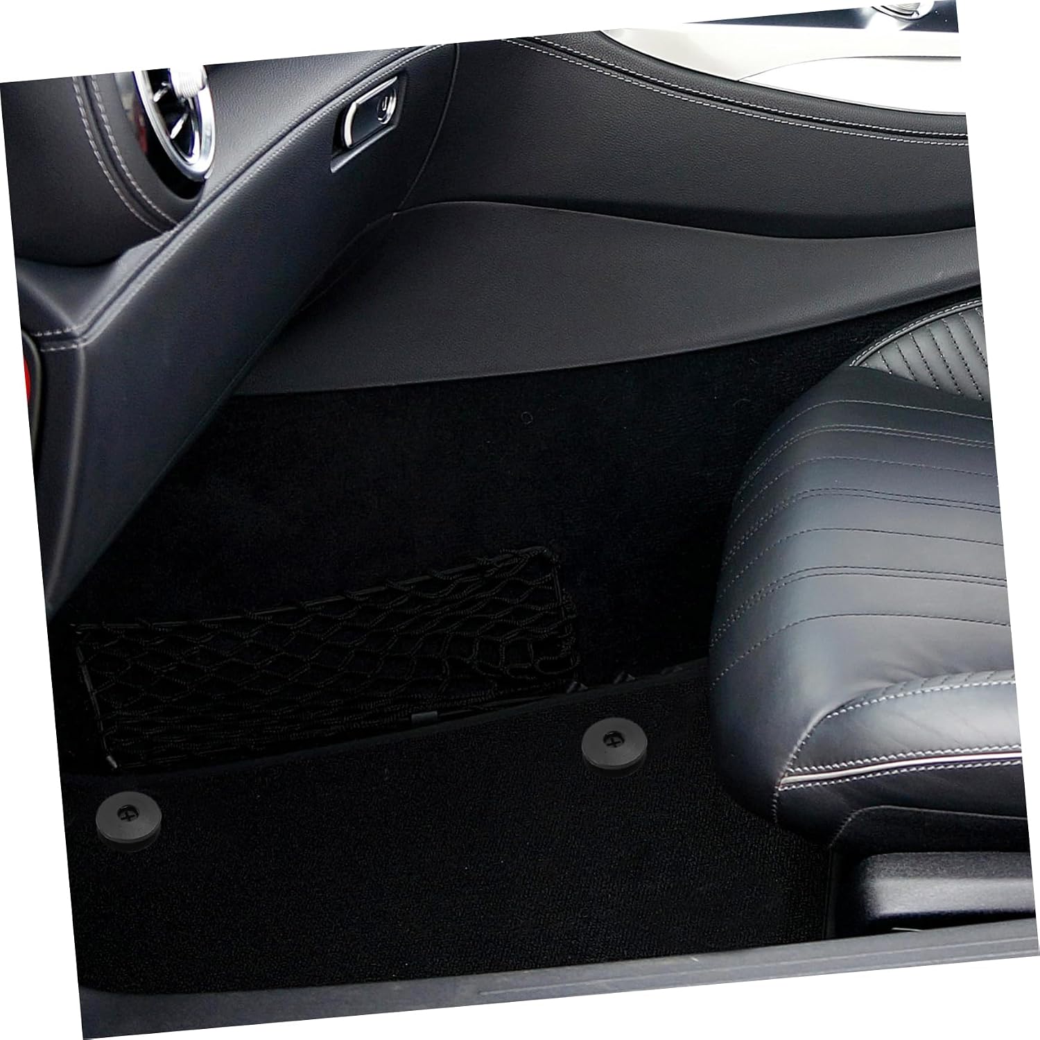 VOSAREA 20Sets Floor Mat Fit Slip Fixing for Various Models Easy to Install Retention Holders for Carpet Floor Mats