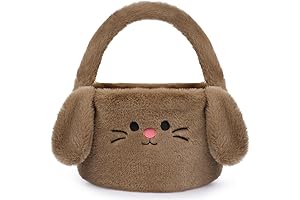 Easter Baskets for Kids - 🐰 Soft Bunny Design 🐶 Plenty of Storage👐