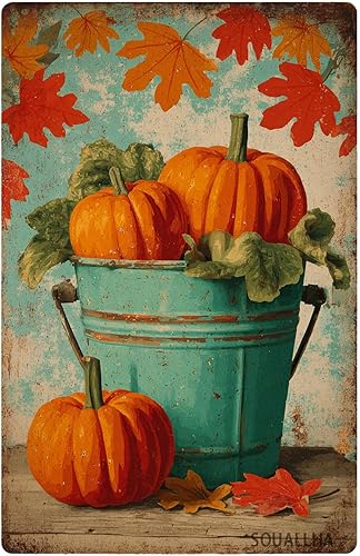 Miniatura 14 de Letrero de estaño divertido Deseos cálidos de invierno Gato Letrero de metal divertido Letreros de invierno rústicos Decoración de pared para patio