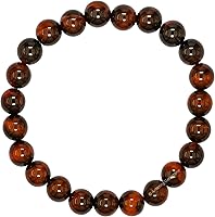 Vista 173 de Amazing Gemstone Pulsera de cristal para mujeres y hombres, pulsera de cristal curativo de protección, pulsera elástica con cuentas de piedras