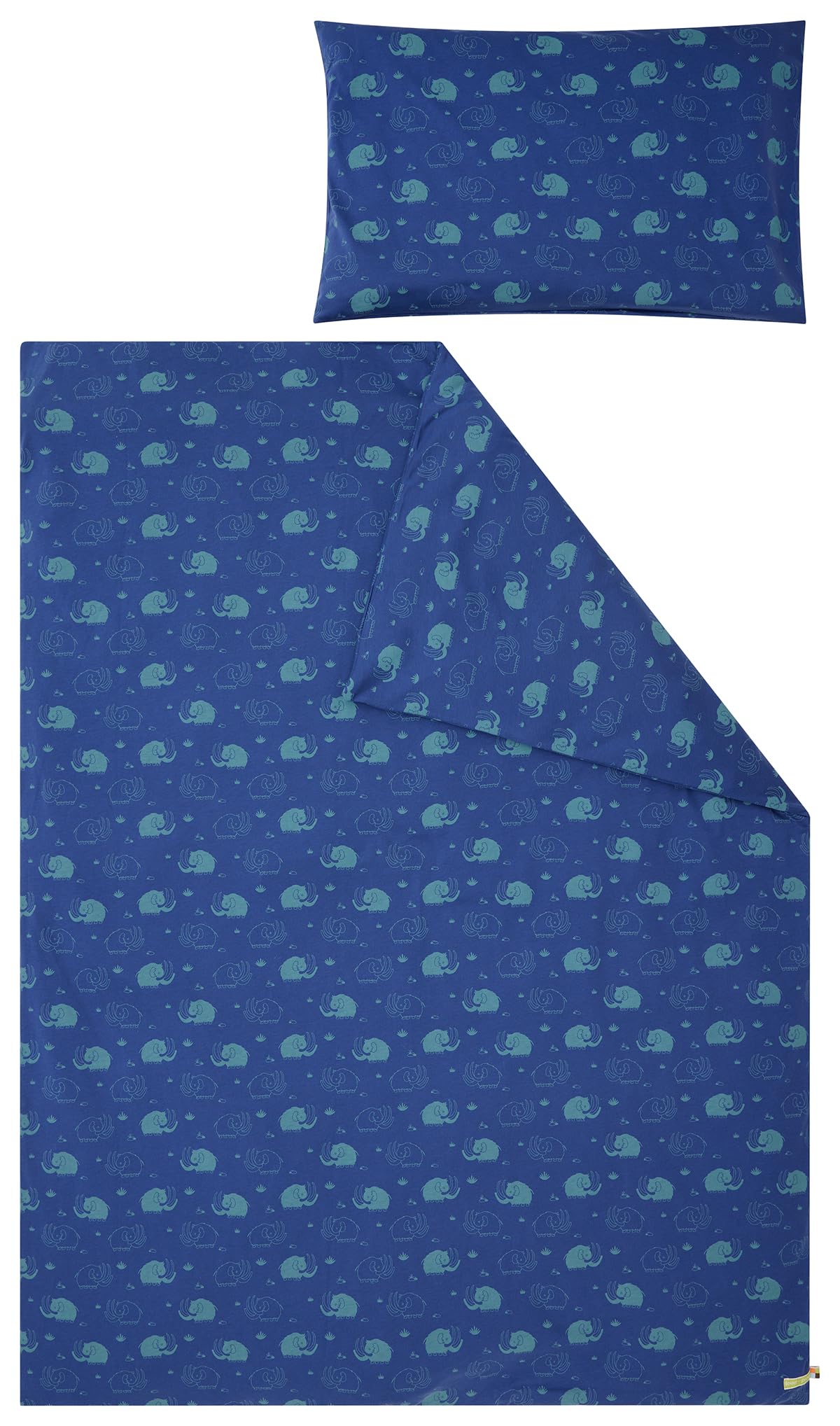 Kinder Jersey Bettwäsche-Set aus Bio Baumwolle 100 x 135cm, Kissen 40 x 60cm, GOTS zertifiziert