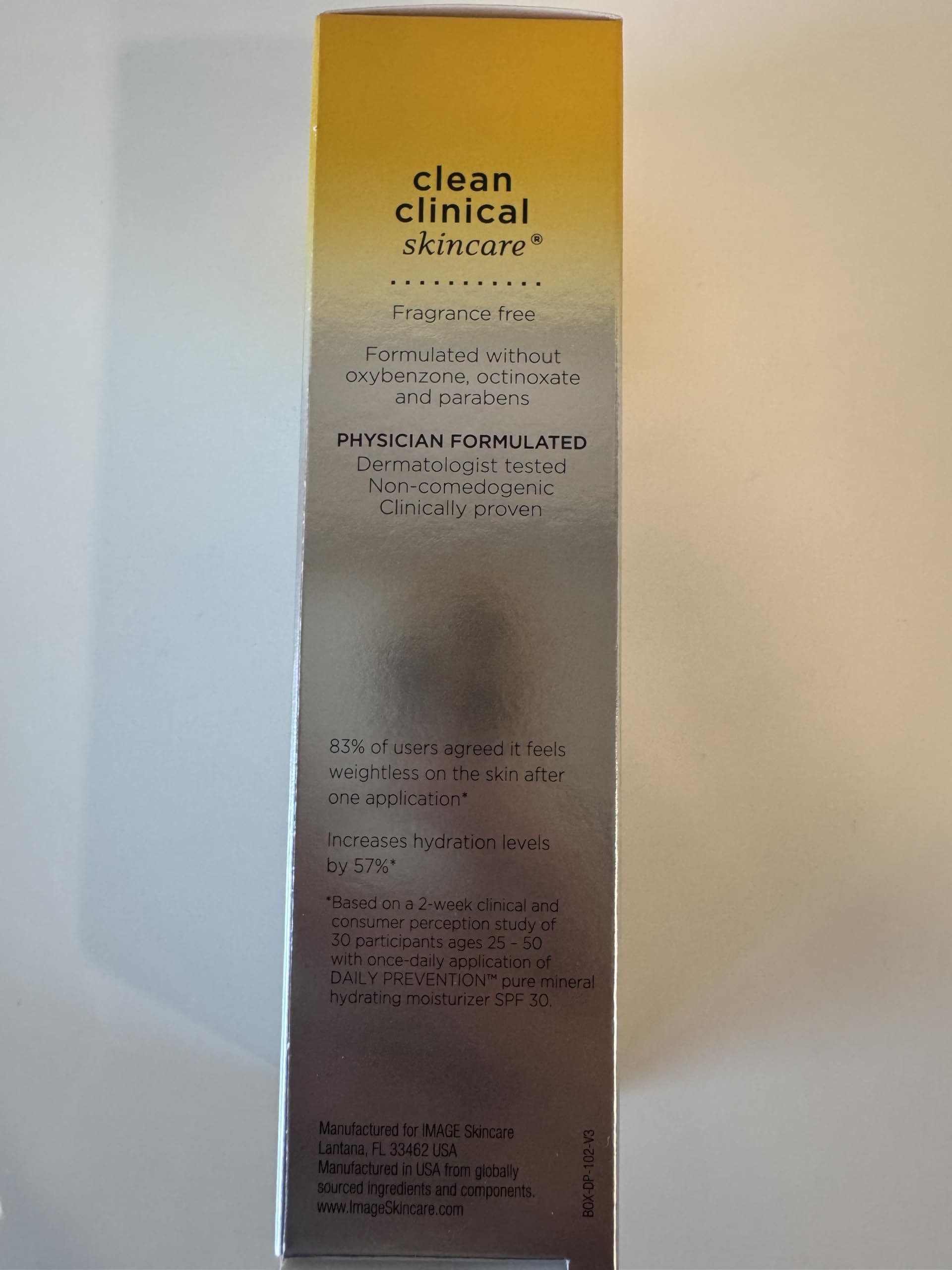 IMAGE Skincare DAILY PREVENTION Sheer Matte Moisturizer, SPF 30 Broad Spectrum Sunscreen for Shine Control