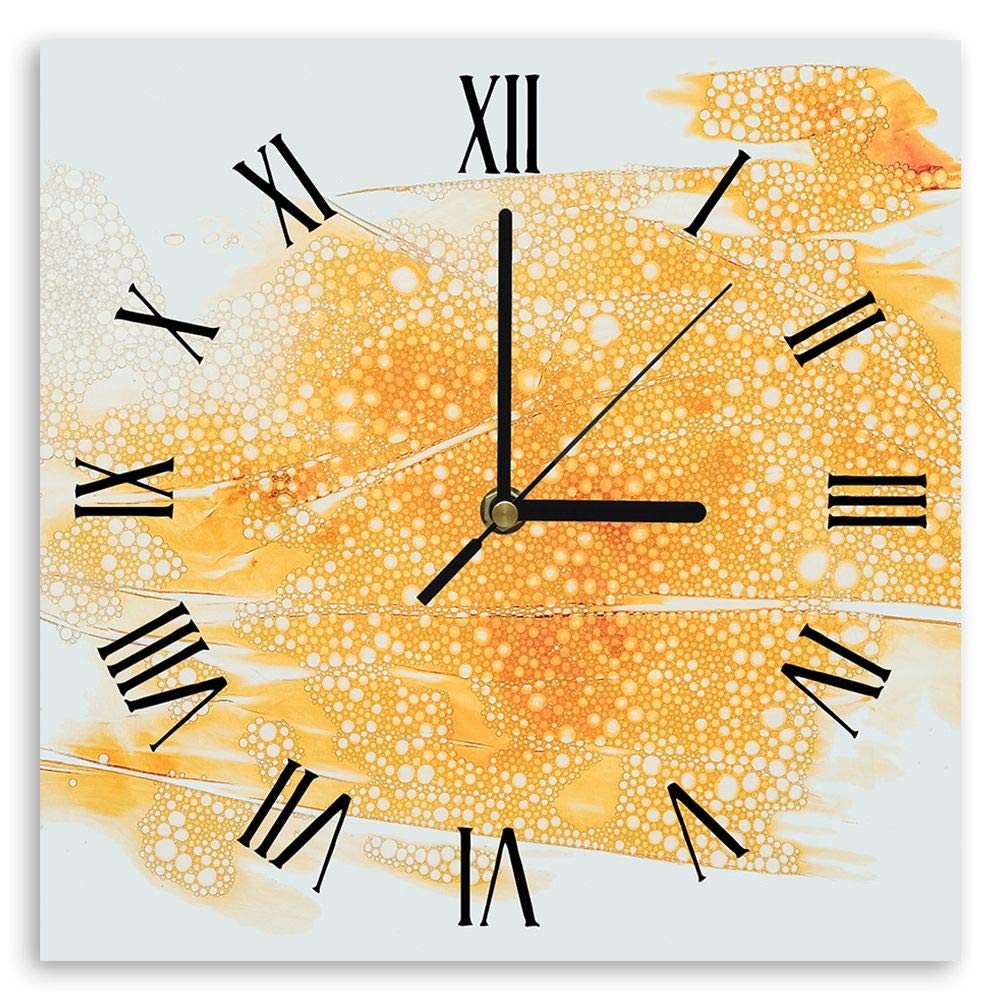 Legendarte - Reloj de Pared Agua Coloreada sobre Película Transparente cm. 30x30