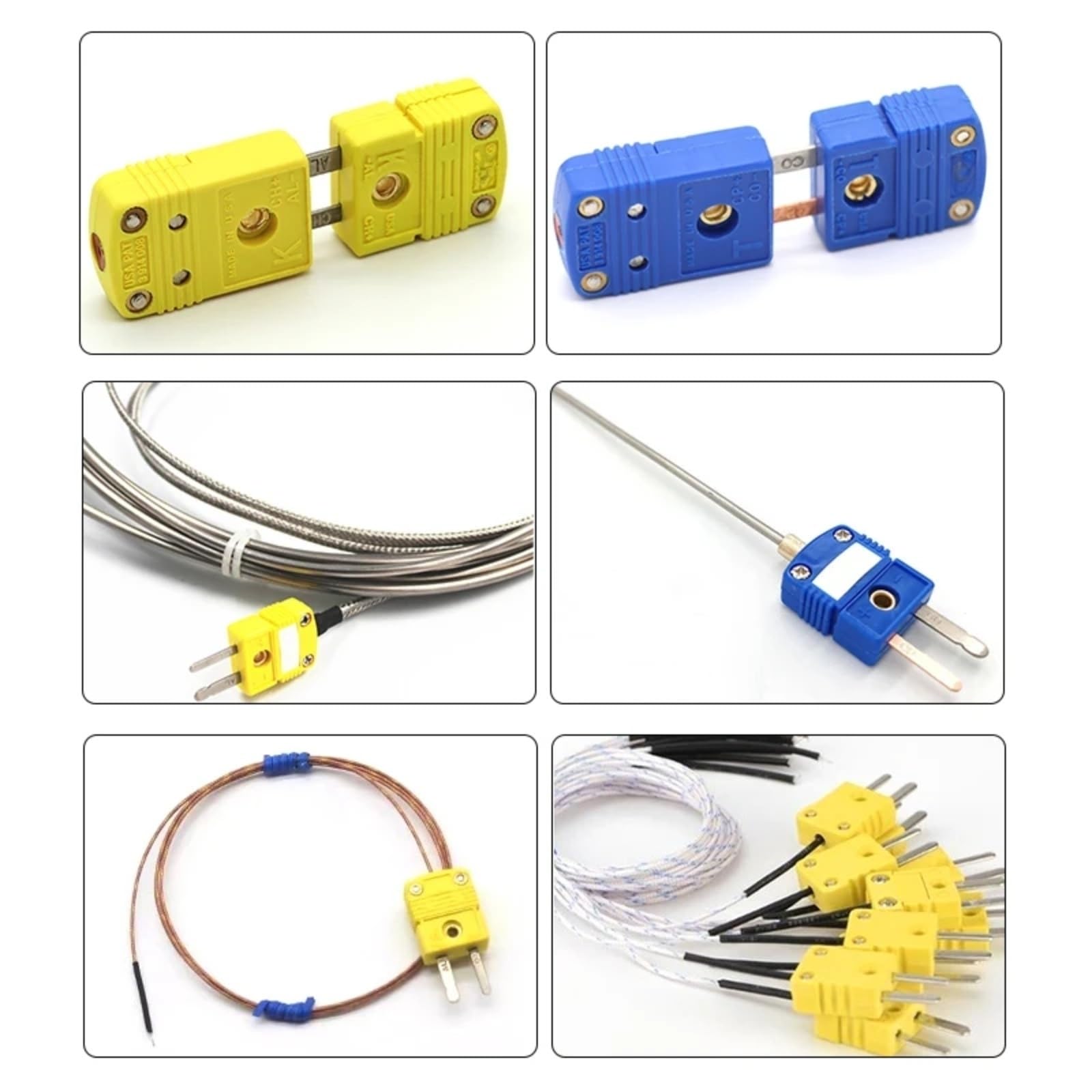 SMPW-E-M SMPW-K/J/T/E M/F MPJ-K/J/T/E-F Thermoelement Steckverbinder