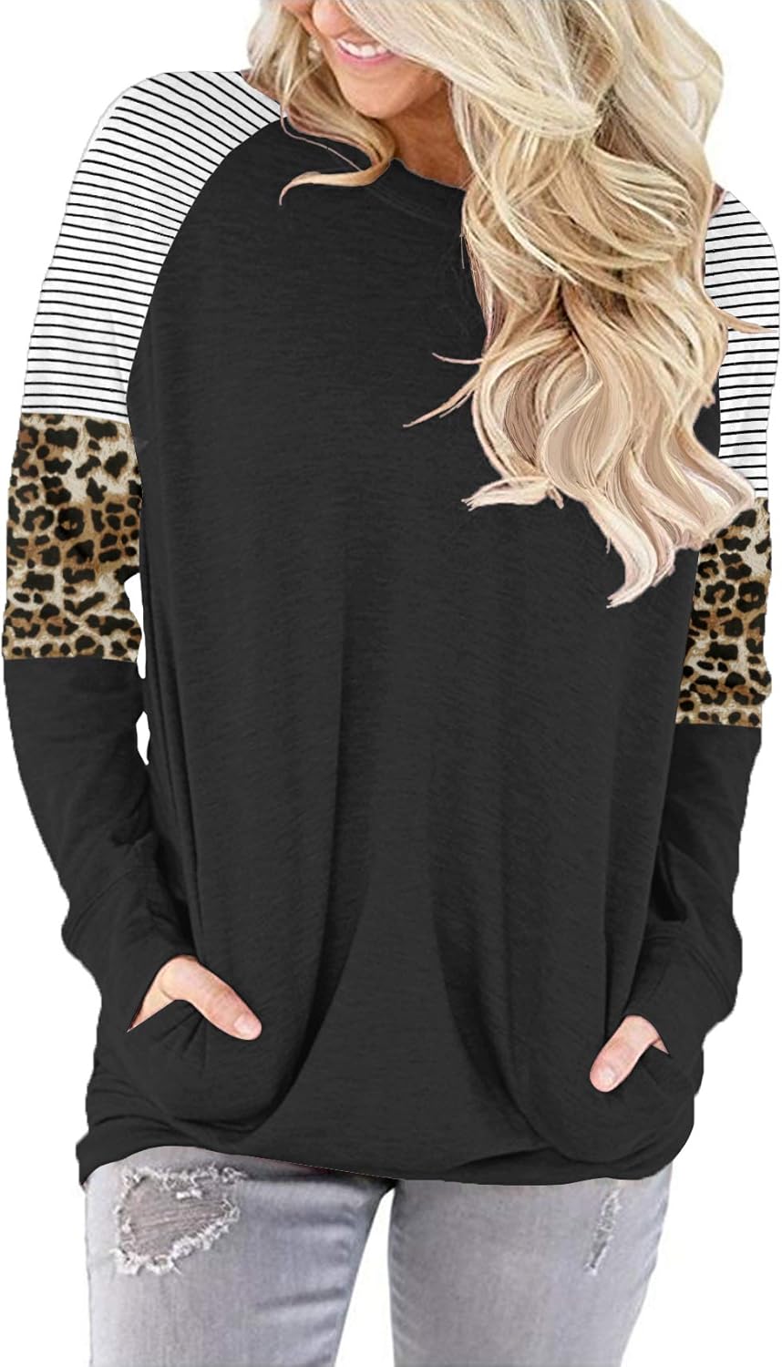 onlypuff Long Sleeve Shirts for Women Fall Fashion Tops Clothing - Image 2