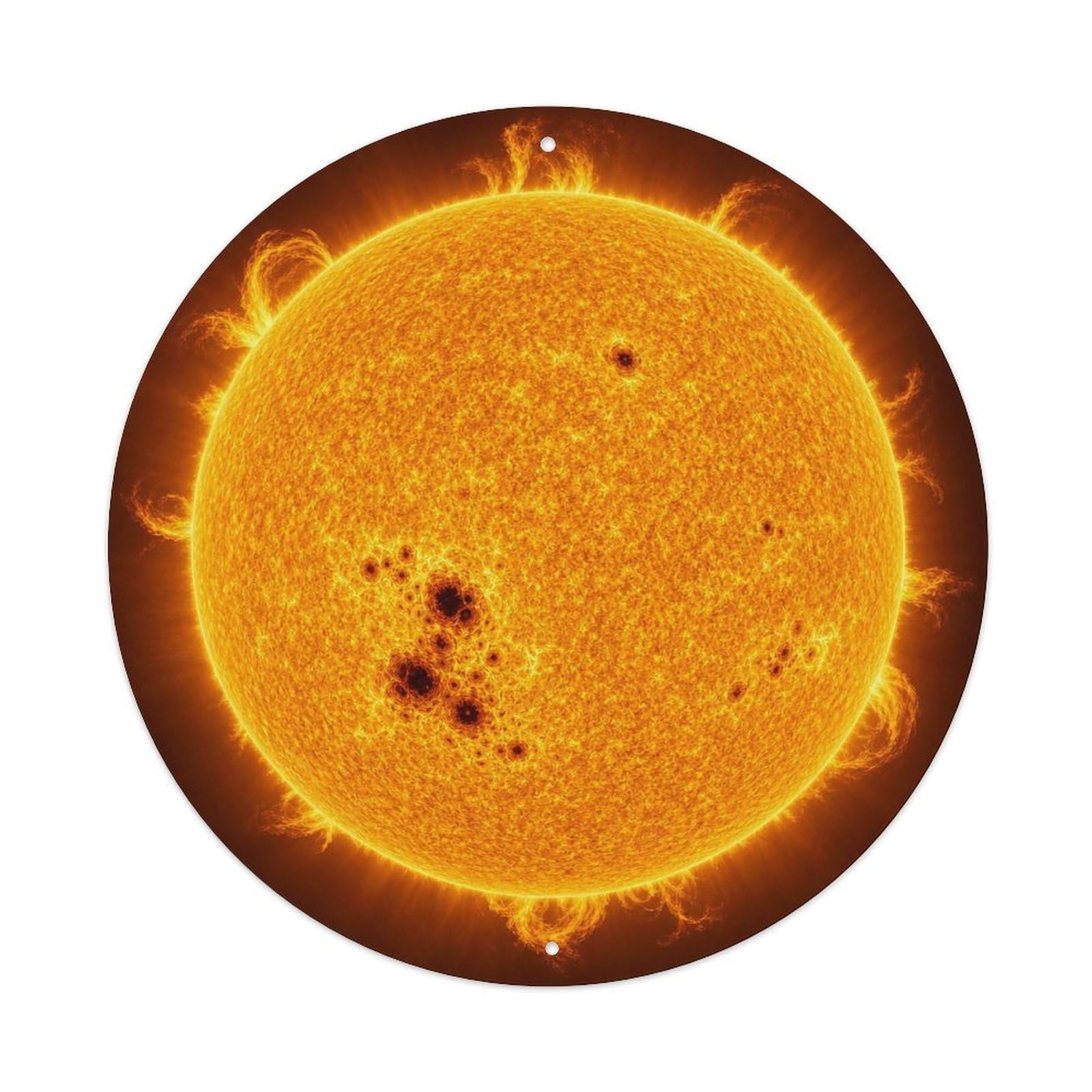 Starscape Sun Solar Astronomy Starry Sky Metal Tin Sign