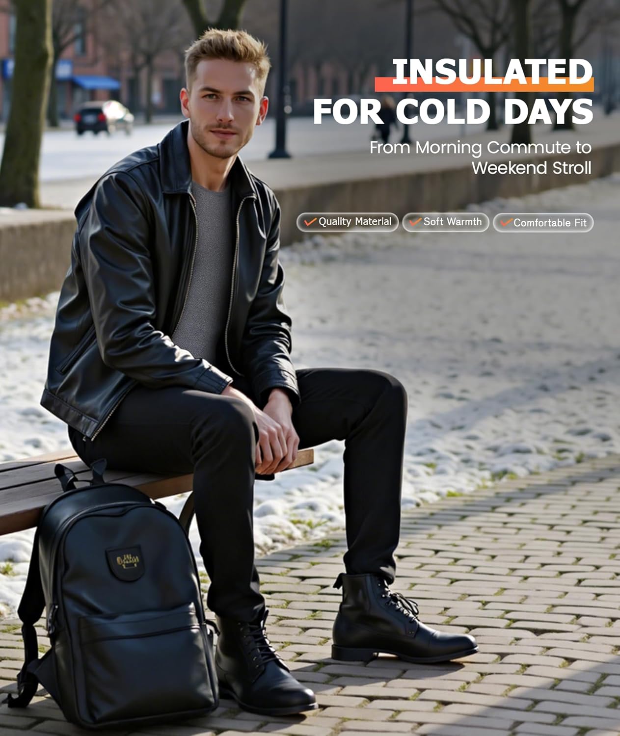 SIMIYA Thermal Underwear Set for Men Long Johns with Fleece Lined - Image 6