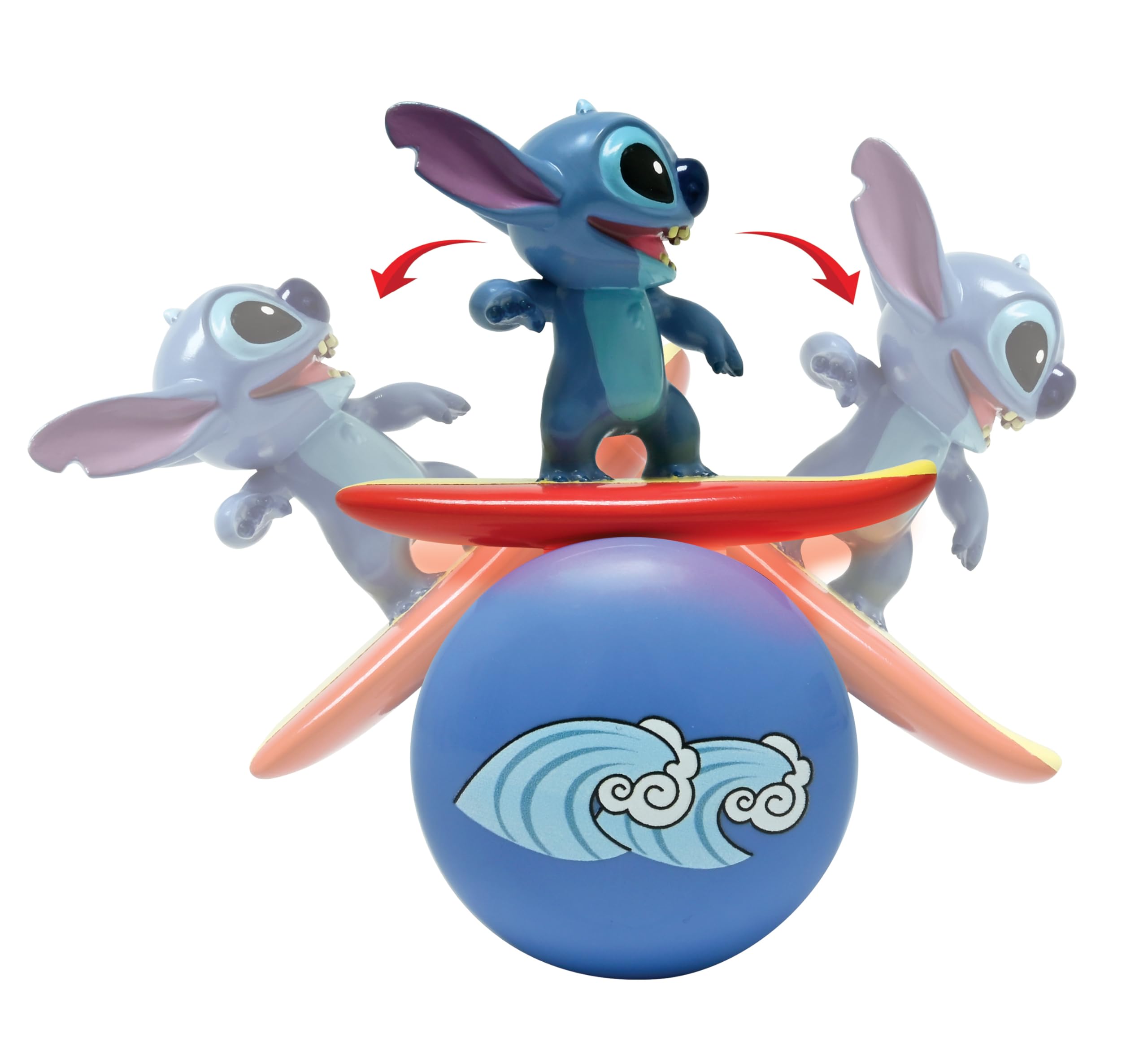 Lexibook, Disney Stitch, Il Robot Interattivo Stitch Surfer – Equilibrio Permanente, Effetti Luminosi e Sonori, Giocattolo Portatile con Sensori Reattivi, Blu, ROB01D