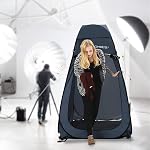 SONGMICS Portable Tente pop up, Dressing Room Privacy Shelter, pour camping en plein air Pêche Plage Douche Toilette, avec sac de transport zippé