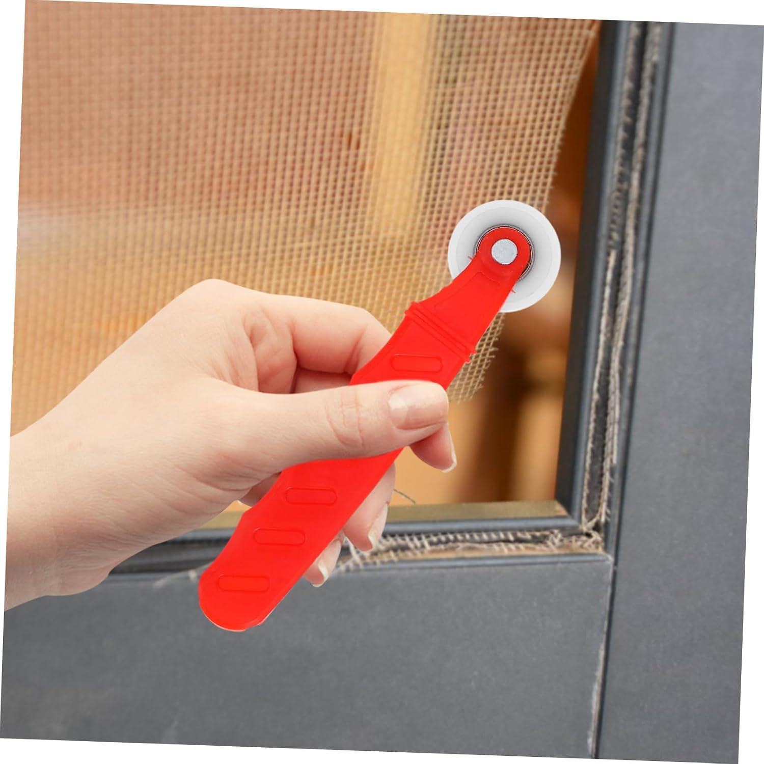 DIY Screen Repair Kit with Spline Roller Tool Set for Window Door Mesh Replacement Durable Aluminum Alloy and Easy Installation for Home Improvement Projects