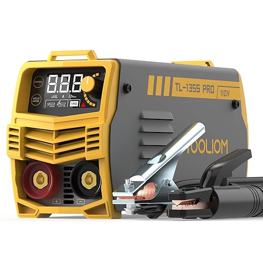 TOOLIOM 135A Stick Welder/Lift TIG,110V/220V MMA ARC Welder Machine with Lift TIG Torch Inverter Welder with Digital Display Hot Start Portable Welding Machine