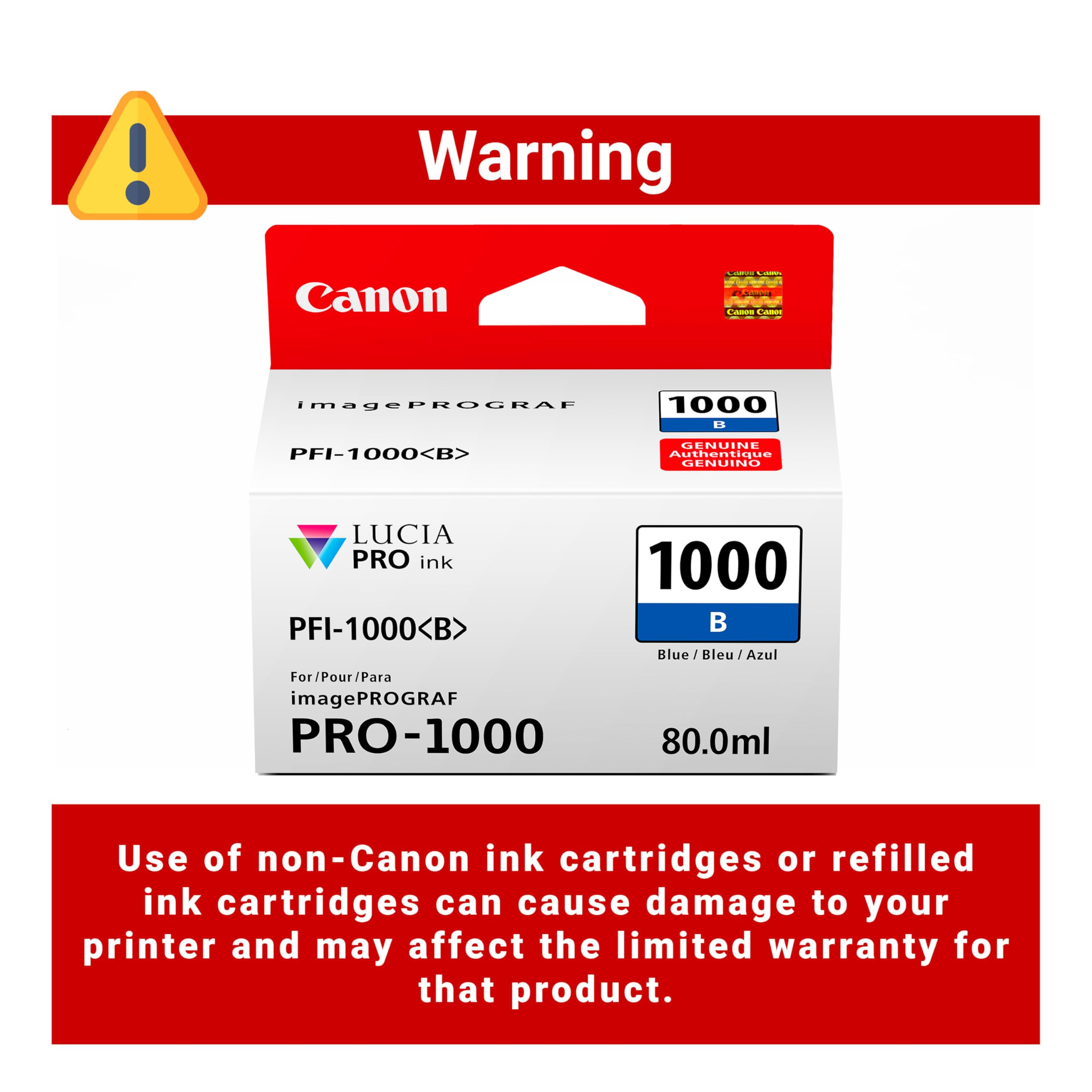 Amazon.co.jp: Canon PFI-1000 純正ブルーインクタンク