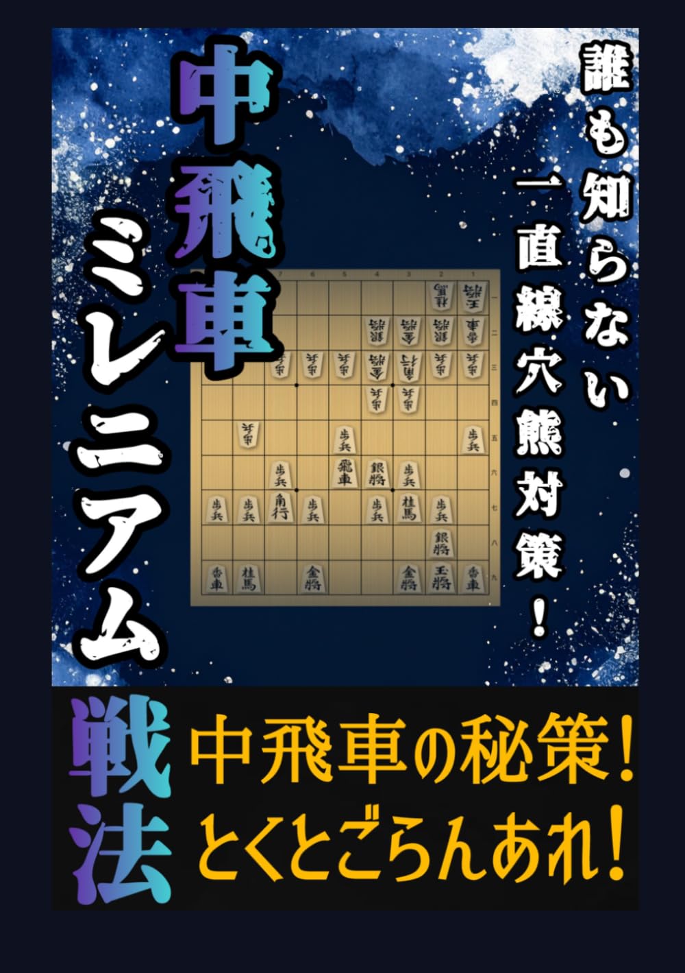 一直線穴熊対策！　中飛車ミレニアム戦法！