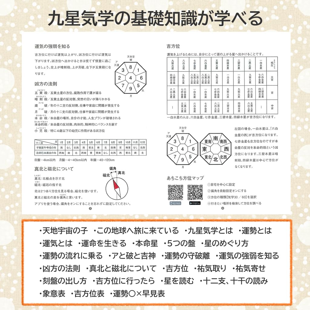 夢を叶える九星気学カレンダーと、本 Amazon.co.jp: 【九星気学 運勢】2026年 運勢手帳「夢叶」九星気学で運