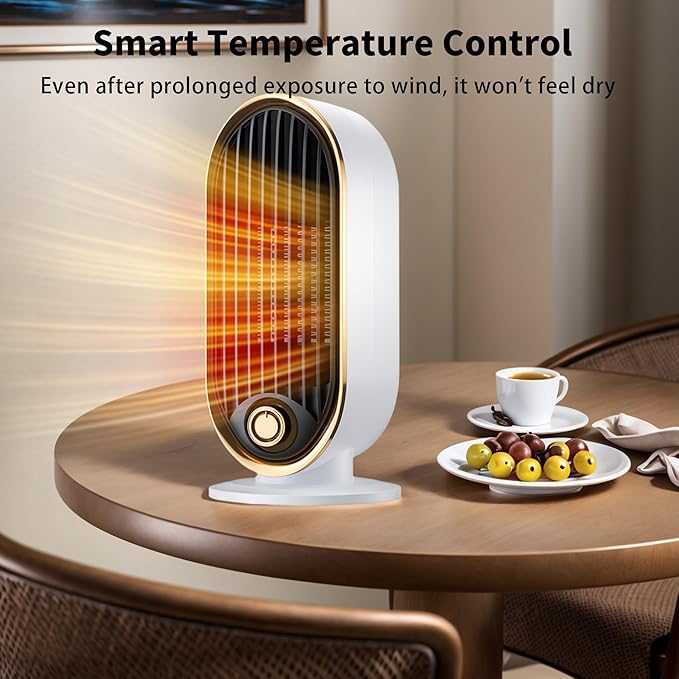 Calefactor Eléctrico Portátil 800W con Termostato y Protección miniatura 9