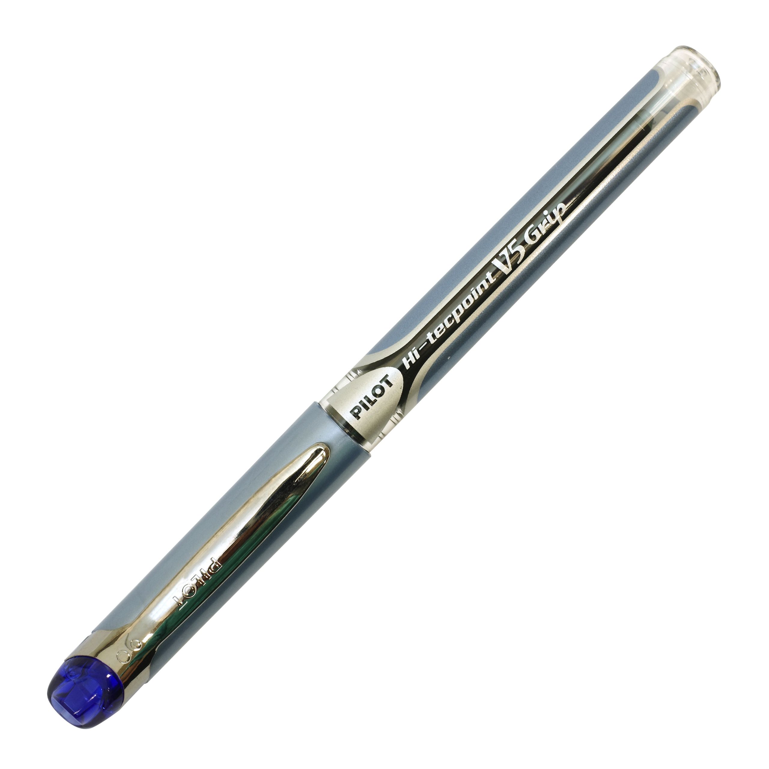 Hi-Tecpoint V5 Grip Roller Ball Pen, Blue