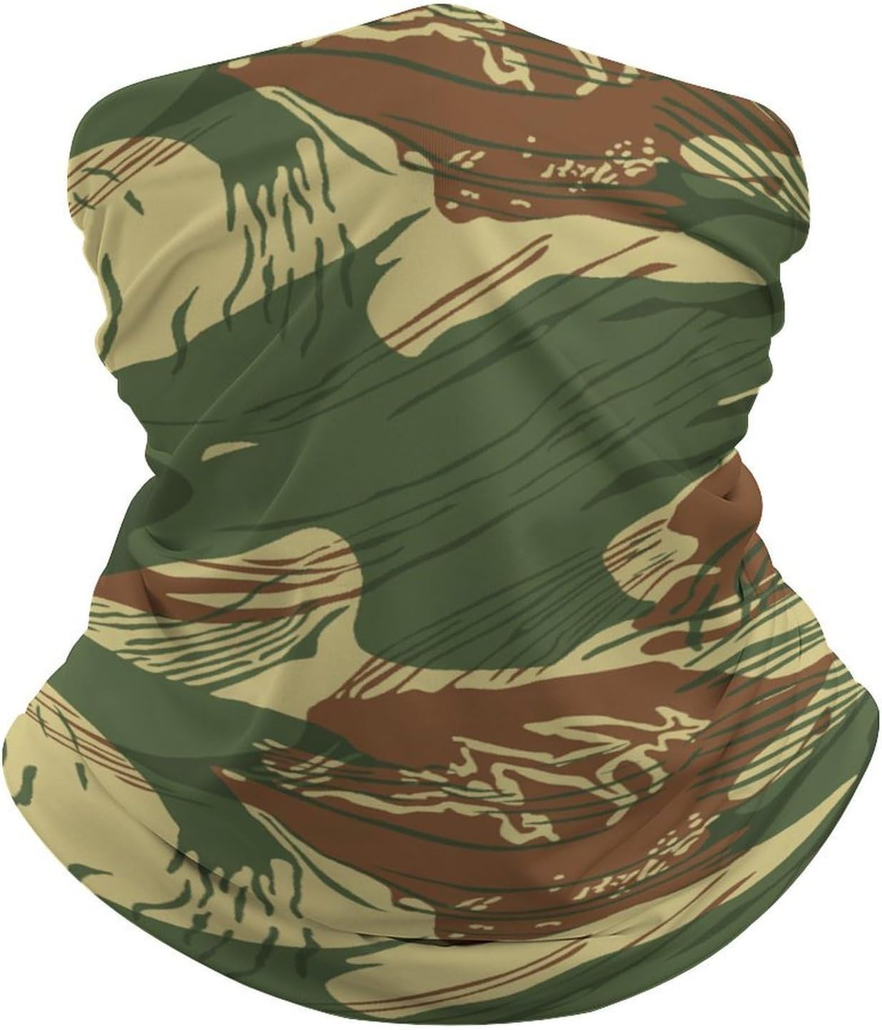SZDIZOWE Rhodesian Camouflage Tube Neck Gaiter Scarf Face Mask Multifunction Bandana Gaiter Face Cover Headwear