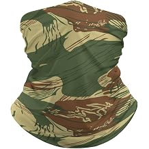SZDIZOWE Rhodesian Camouflage Tube Neck Gaiter Scarf Face Mask Multifunction Bandana Gaiter Face Cover Headwear