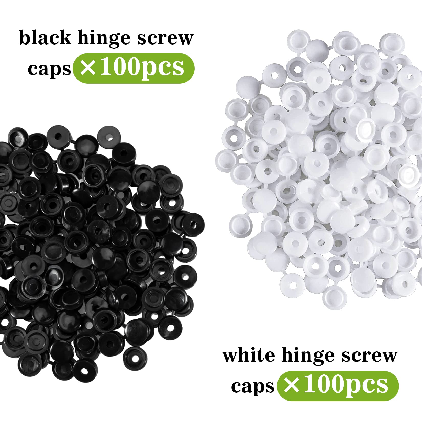 【新品・1000個】プラスチック製 スクリューキャップ黒パッキン付き まとめ売り Amazon | MAQIHAN 200個 小型プラスチックスクリューキャップ