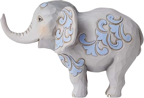 Enesco Jim Shore Heartwood Creek - Figura en miniatura de elefante, 3 pulgadas, multicolor