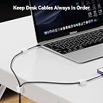Aceyoon 8 Porte-câbles magnétiques, 1-Second Verrouiller l'organisateur de fils adhésifs, tirer facilement & Gestion des câbles USB Chargeur Cord Nightstand Bureau de voiture & Accueil Bureau Cable Organisateur Blanc